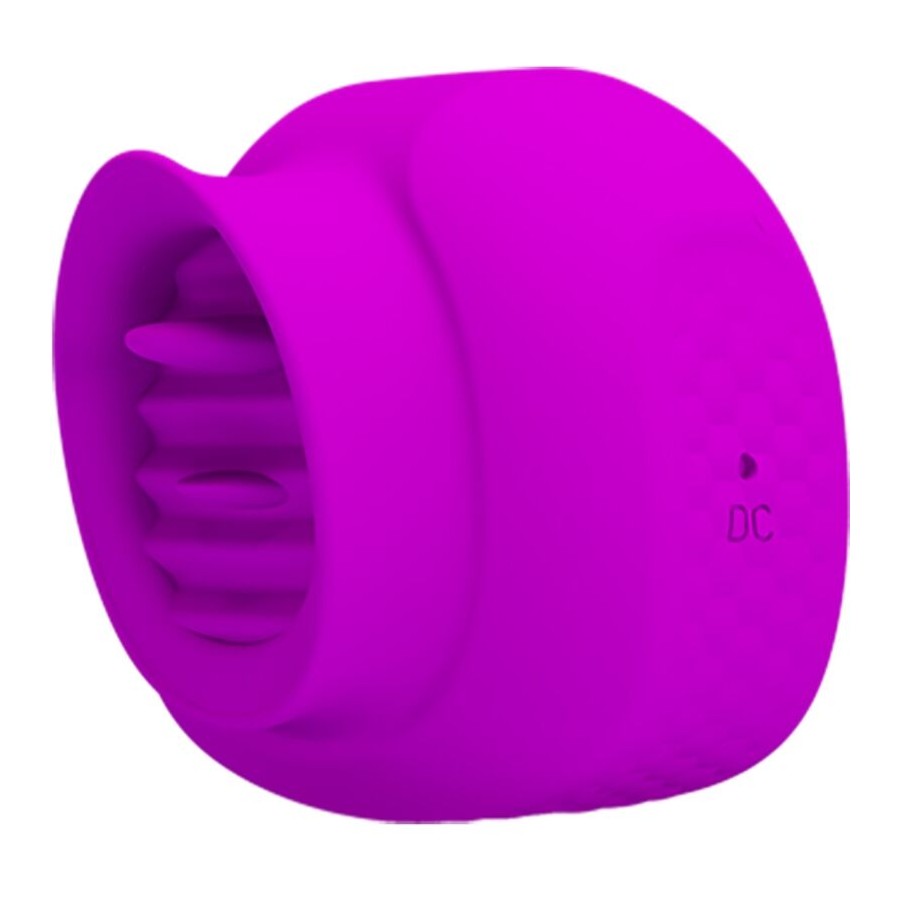 PRETTY LOVE - ESTELLE TONGUE CLITORIS STIMULATOR 12 VIBRATIONS PURPLE